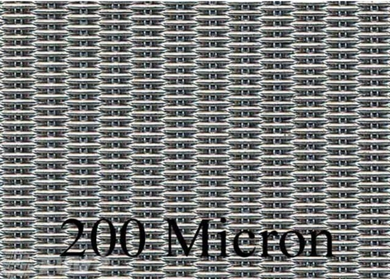 12x64 메시 스테인리스 네덜란드 철망사/200 미크론 필터 피복