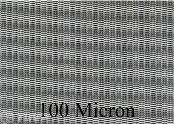 T304/T316 일반 네덜란드 직물 메시 20x250 메시 100 미크론 필터 피복
