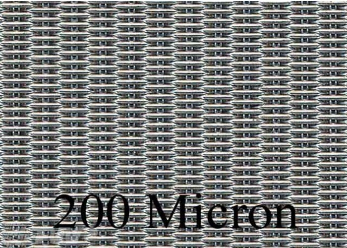 12x64 메시 스테인리스 네덜란드 철망사/200 미크론 필터 피복