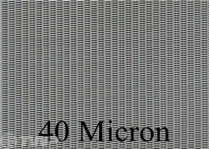 여과기 무료 샘플을 위한 50x250 메시 40 미크론 스테인리스 메시
